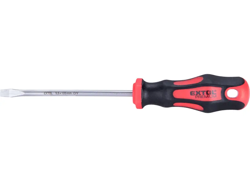 šroubovák plochý, (-) 5,5x100mm, CrV EXTOL PREMIUM šroubovák plochý, (-) 5,5x100mm, CrV EXTOL PREMIUM