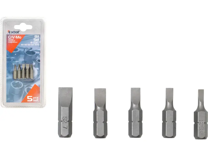 hroty ploché, sada 5ks hroty ploché, sada 5ks