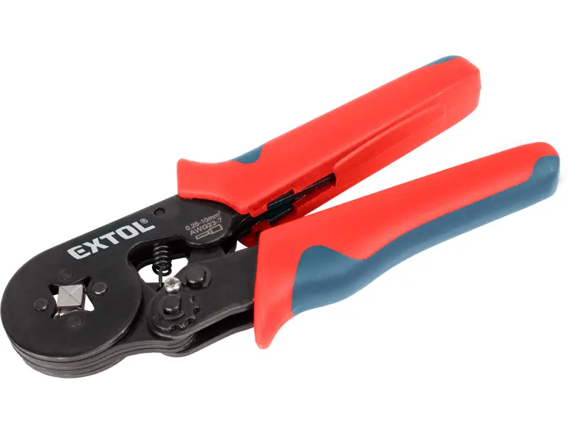 kleště lisovací/krimpovací na dutinkové konektory čtyřhran, 0,25-10mm2