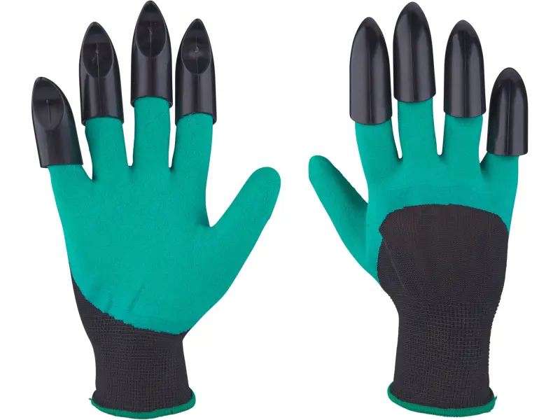 rukavice zahradní polyesterové s latexem a drápy na pravé ruce, velikost 9 rukavice zahradní polyesterové s latexem a drápy na pravé ruce, velikost 9