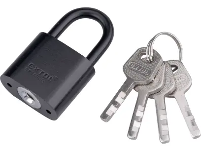 zámek visací kovový, 30mm závěsné oko z tvrzené oceli