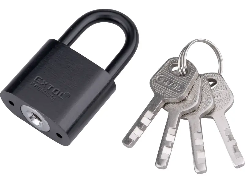 zámek visací kovový, 30mm závěsné oko z tvrzené oceli zámek visací kovový, 30mm závěsné oko z tvrzené oceli