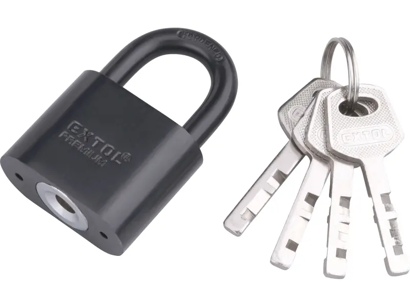 zámek visací kovový, 40mm závěsné oko z tvrzené oceli zámek visací kovový, 40mm závěsné oko z tvrzené oceli