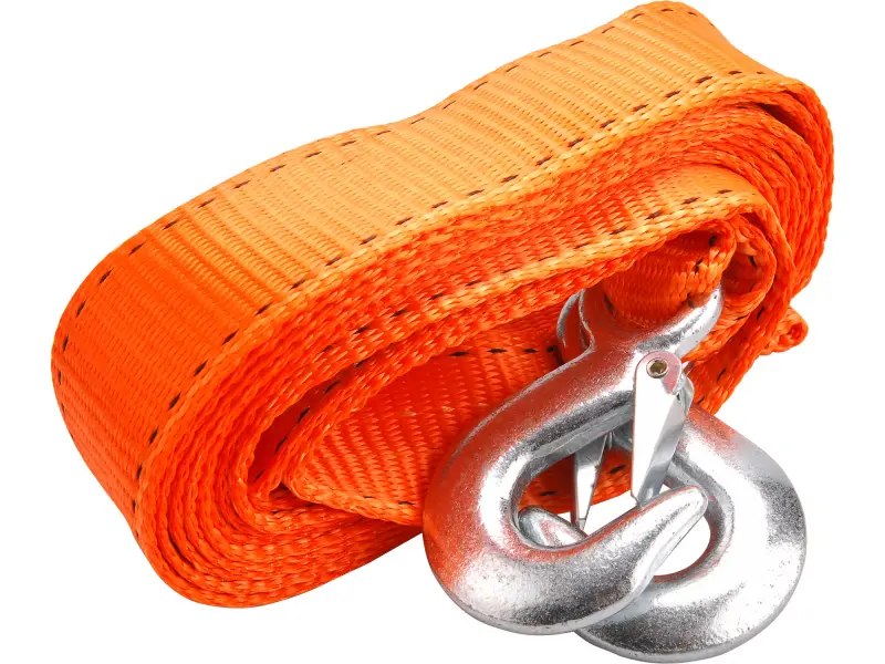 lano tažné - popruh s háky, 4m x 50mm, max. tažnost - 2800kg lano tažné - popruh s háky, 4m x 50mm, max. tažnost - 2800kg