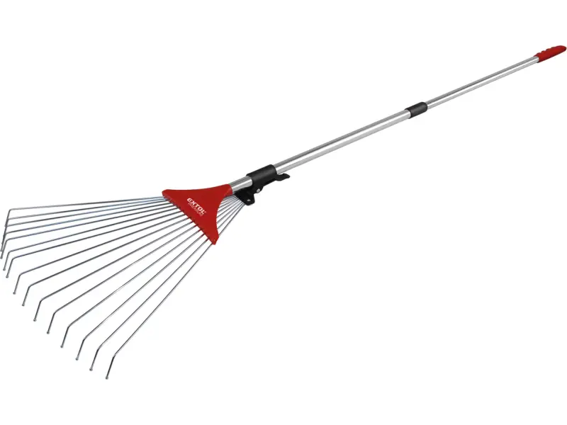 hrábě nastavitelné s teleskopickou násadou, délka 80-158cm, šířka 18-59cm hrábě nastavitelné s teleskopickou násadou, délka 80-158cm, šířka 18-59cm