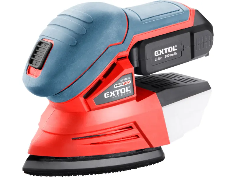 bruska vibrační delta aku SHARE20V, 20V Li-ion, 2Ah