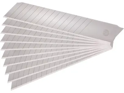 břity ulamovací do nože 10ks, 18mm(tl.05mm/14s)