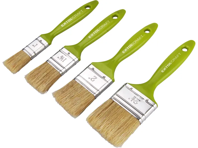 štětce ploché, sada 4ks, 25-38-50-63mm štětce ploché, sada 4ks, 25-38-50-63mm