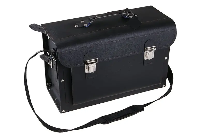 Brašna na nářadí elektrikářská černá 27x43x18cm