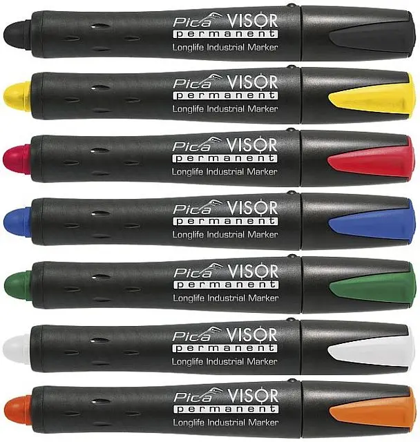 PICA VISOR PERMANENT - VODĚODOLNÝ ZNAČKOVAČ NOVÉ GENERACE- MODRÝ