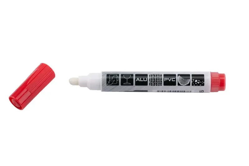 Značkovač permanentní červený extra silný hrot 144mm