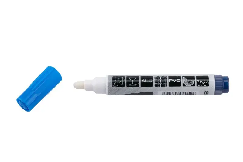 Značkovač permanentní modrý 144mm extra silný hrot 6.5mm