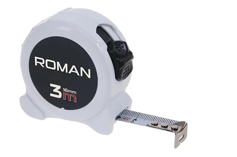 Metr svinovací 3mx16mm ROMAN Metr svinovací 3mx16mm ROMAN