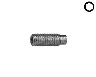 Šroub stavěcí DIN 915 ocel 45H M12x35 ZB