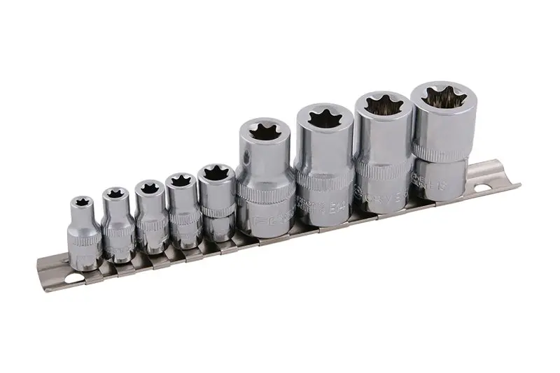 Hlavice vnitřní torx sada 9ks E5-E18 Hlavice vnitřní torx sada 9ks E5-E18