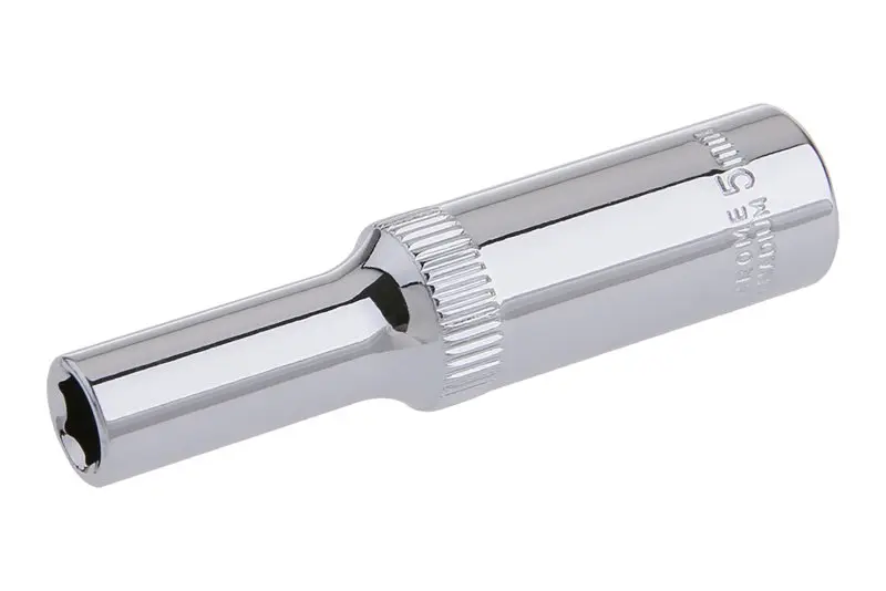 Hlavice FESTA prodloužená 1/4" CrV 5 x 50mm Hlavice FESTA prodloužená 1/4" CrV 5 x 50mm