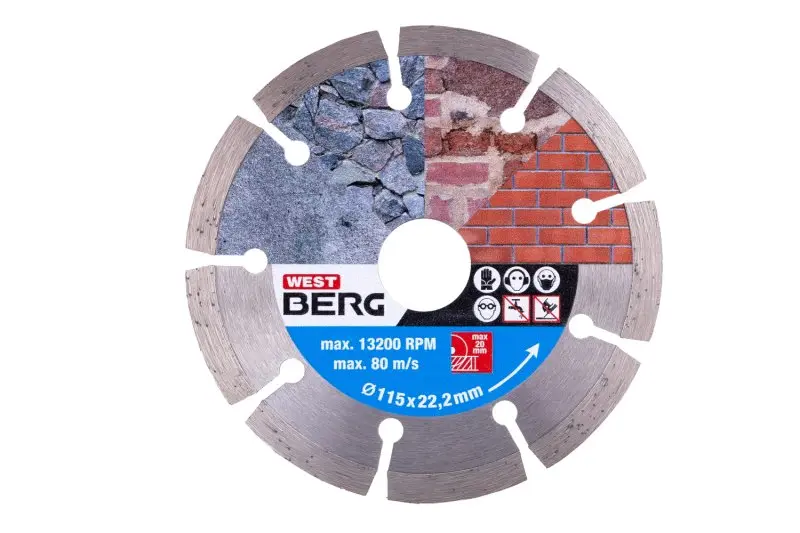 Kotouč diamantový WESTBERG 115x1.8x22.2mm segment Kotouč diamantový WESTBERG 115x1.8x22.2mm segment