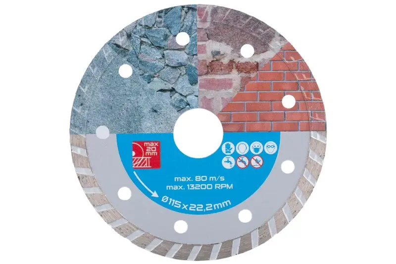 Kotouč diamantový DIAMANT 115x1.8x22.2mm TURBO Kotouč diamantový DIAMANT 115x1.8x22.2mm TURBO