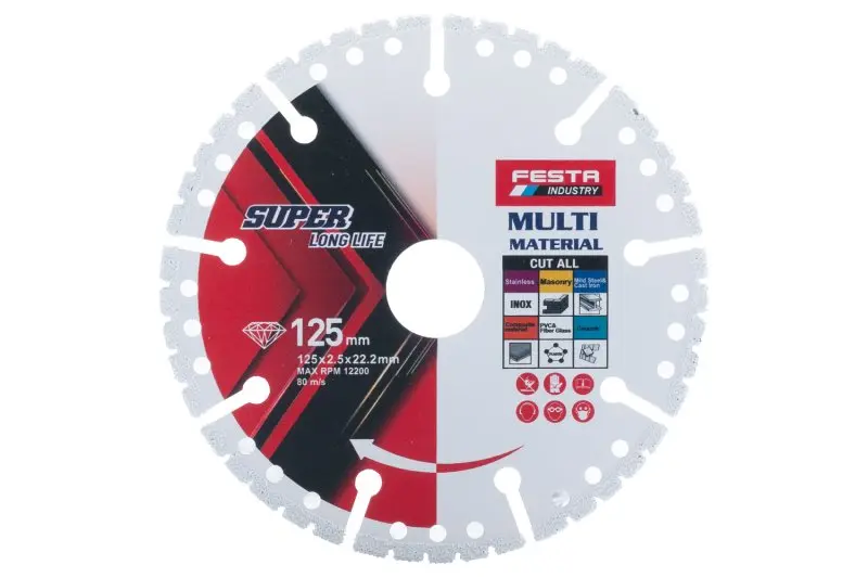 Kotouč diamantový FESTA INDUSTRY univerzální 125x1.5x22.2mm