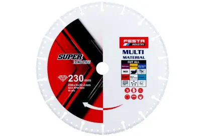 Kotouč diamantový FESTA INDUSTRY univerzální 230x2x22.2mm