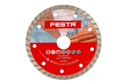 Kotouč diamantový FESTA TURBO 125x2.4x22.2mm