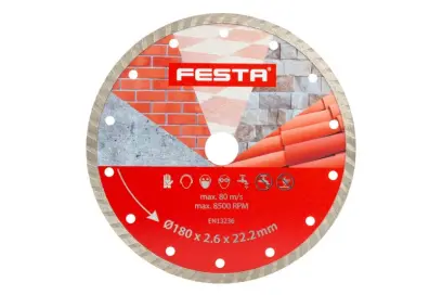 Kotouč diamantový FESTA TURBO 180x2.4x22.2mm