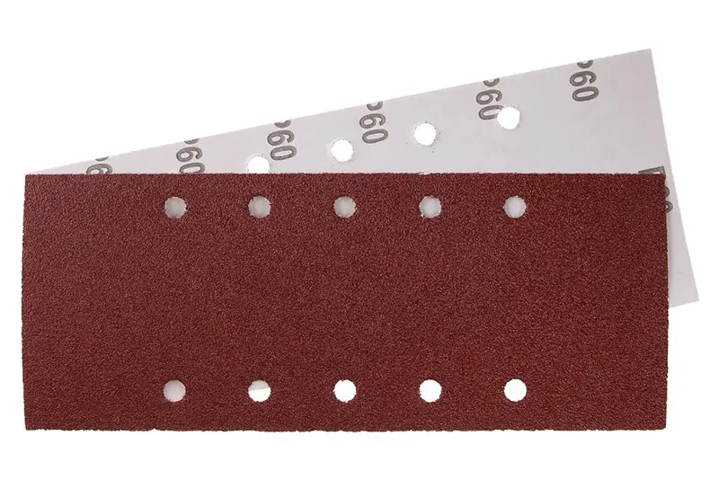 Papír brusný 115x280mm P60 10otvorů 5ks Papír brusný 115x280mm P60 10otvorů 5ks