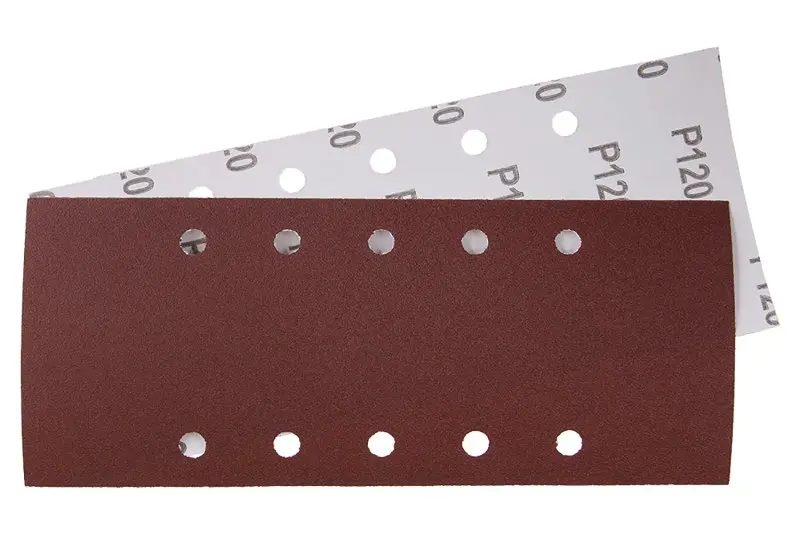 Papír brusný 115x280mm P120 10otvorů 5ks Papír brusný 115x280mm P120 10otvorů 5ks