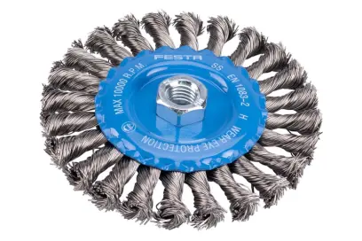 Kartáč rotační radiální copy nerez FESTA 125mm M14