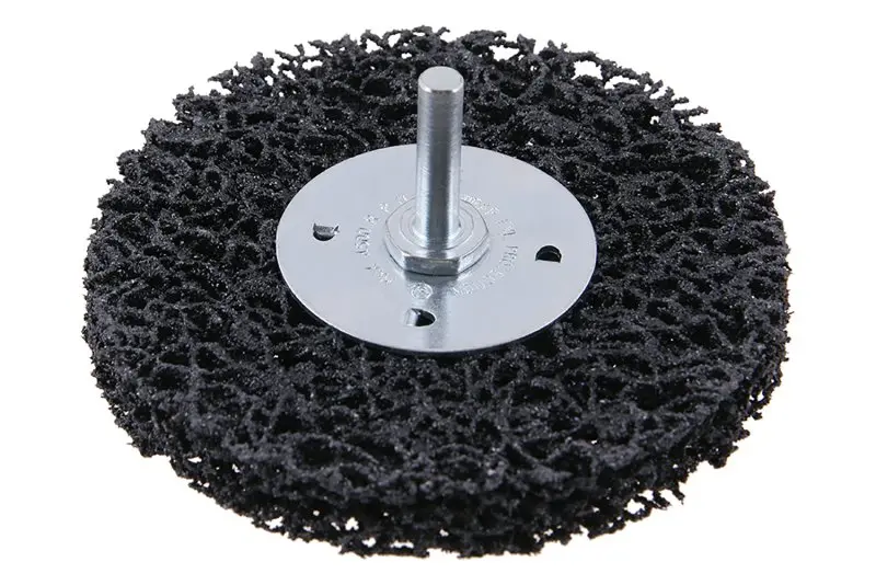Kartáč rotační radiální nylon 100mm stopka Kartáč rotační radiální nylon 100mm stopka