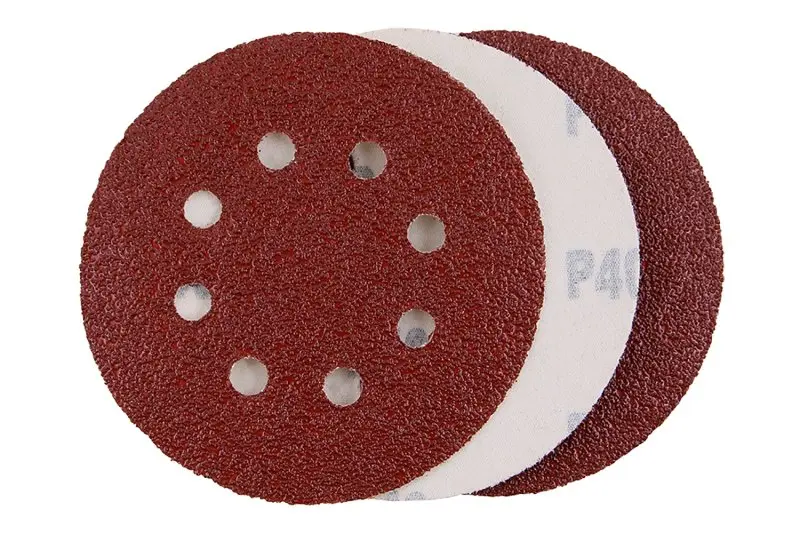 Papír brusný WESTBERG výsek  SZ P40/125 3ks 8 otvorů