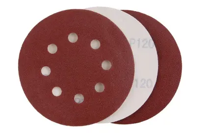 Papír brusný výsek WESTBERG SZ P120/125 3ks 8 otvorů