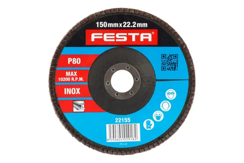Kotouč brusný lamelový FESTA 150 P80
