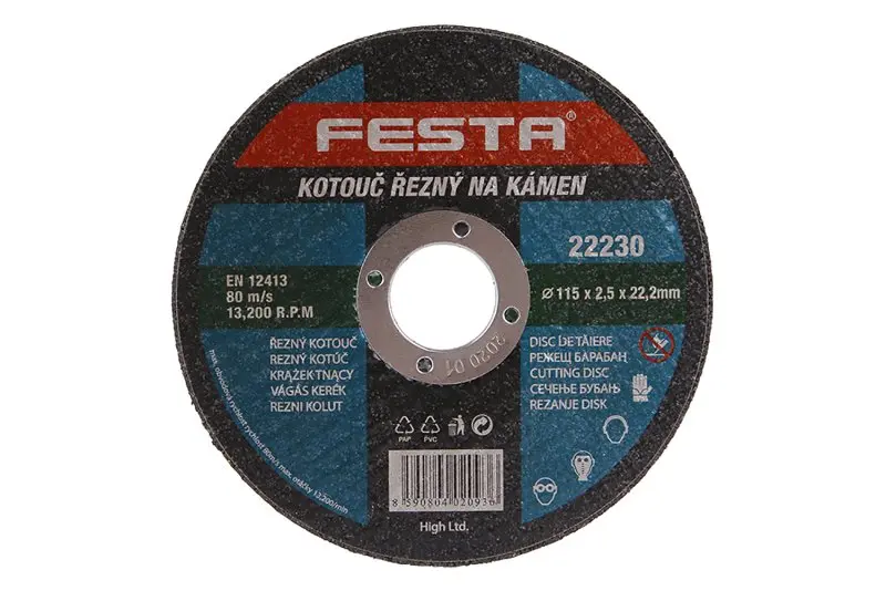 Kotouč řezný FESTA na kámen 115x2.5x22.2mm Kotouč řezný FESTA na kámen 115x2.5x22.2mm