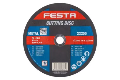 Kotouč řezný FESTA na kov 230x1.6x22.2mm