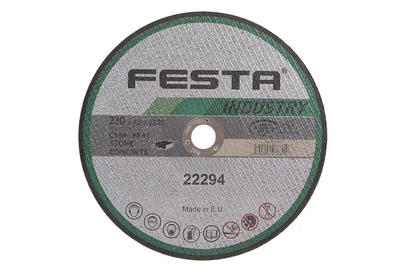 Kotouč řezný FESTA INDUSTRY na kámen 230x3x22.2mm Kotouč řezný FESTA INDUSTRY na kámen 230x3x22.2mm