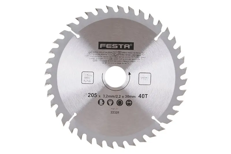Kotouč pilový FESTA SK 205/3.2/30mm 40T Kotouč pilový FESTA SK 205/3.2/30mm 40T