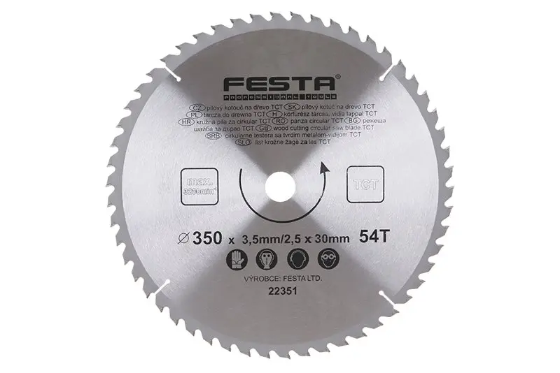 Kotouč pilový FESTA SK 350/3.5/30mm 54T Kotouč pilový FESTA SK 350/3.5/30mm 54T