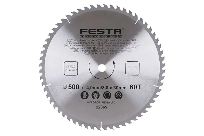 Kotouč pilový FESTA SK 500/4.0/30mm 60T Kotouč pilový FESTA SK 500/4.0/30mm 60T