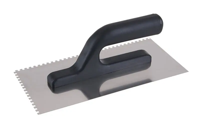 Hladítko INOX 270x125mm zub e4 Hladítko INOX 270x125mm zub e4