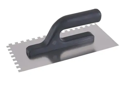 Hladítko INOX 270x125mm zub e8