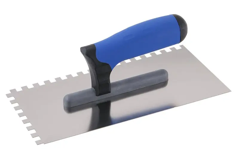 Hladítko nerezové 130x270mm zub 8x8, dvousl. rukojeť G-11 0243