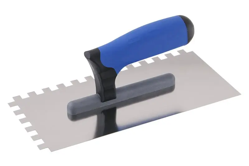 Hladítko nerezové 130x270mm zub 10x10, dvousl. rukojeť G-11 0244