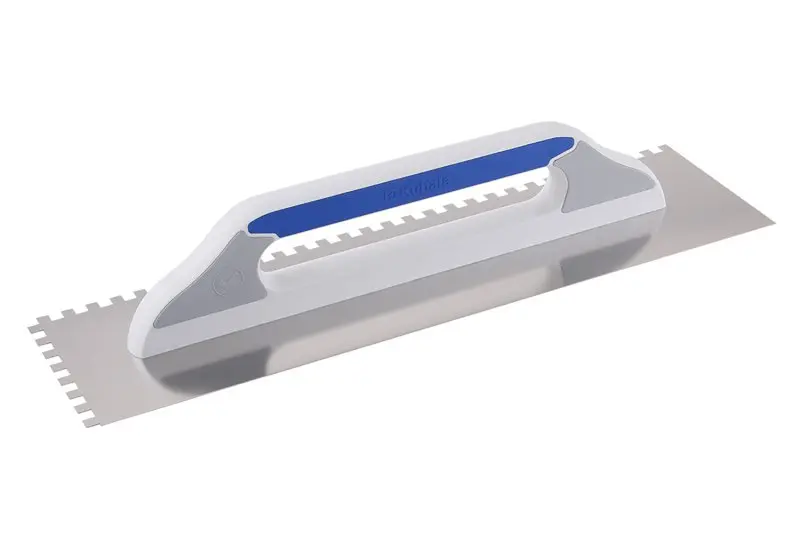 Hladítko nerezové 130x480mm zub 8x8, dvousl. rukojeť G-21 0253