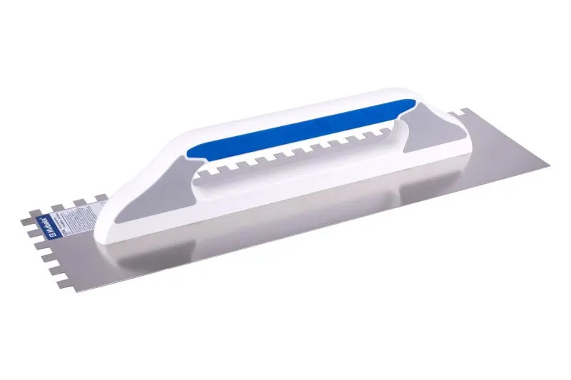 Hladítko nerezové 130x480mm zub 10x10, dvousl. rukojeť G-21 0254