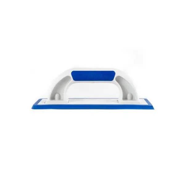 Hladítko plastové 95x240mm podkladová guma pod uhlem, kulaté rohy 0370