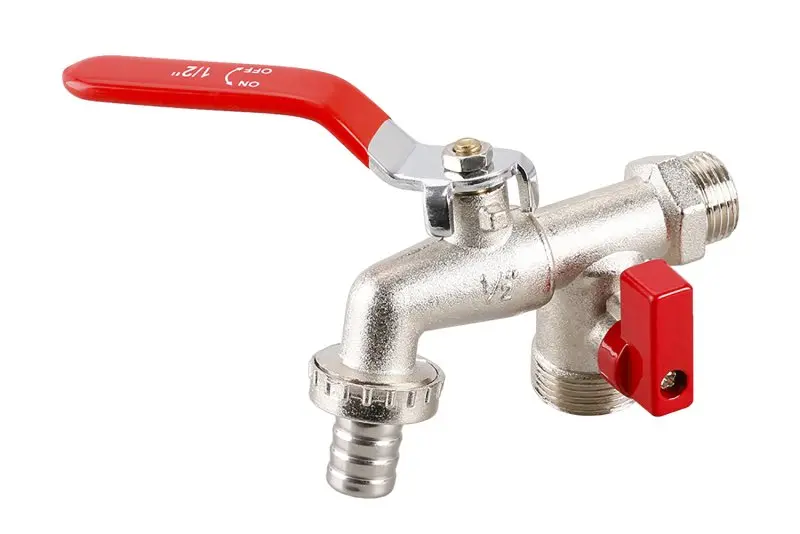 Ventil zahradní - kohout 1/2" 2x výstup 3/4" Ventil zahradní - kohout 1/2" 2x výstup 3/4"