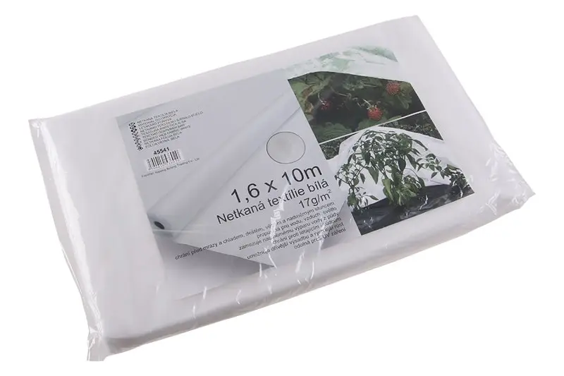 Netkaná textílie 1.6x10m bílá 17g/m2 Netkaná textílie 1.6x10m bílá 17g/m2