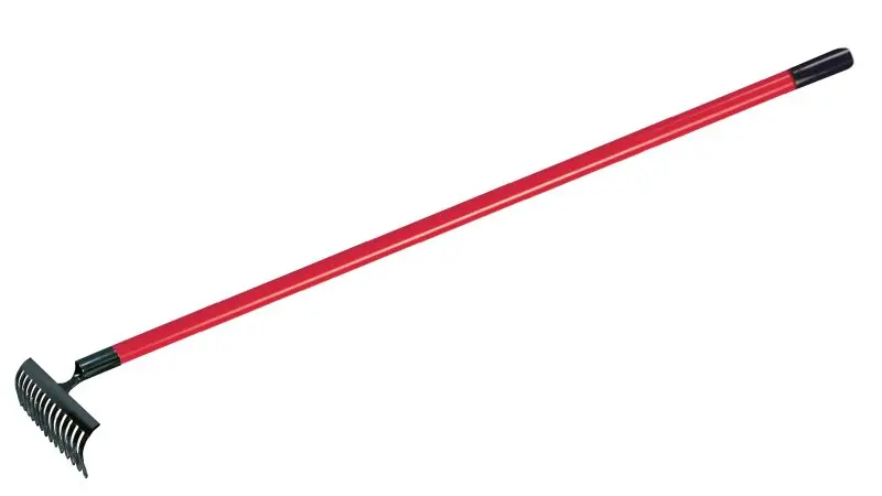 Hrábě kovové 14z s násadou fiberglass Hrábě kovové 14z s násadou fiberglass