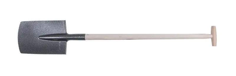 Rýč oblý kladívkový lak 21x30cm s násadou T 90cm Rýč oblý kladívkový lak 21x30cm s násadou T 90cm